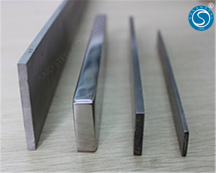 Cold Drawn Hairline Finish Brushed Stainless Steel Flat Bar Saky