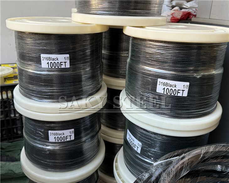 Fused ends wire rope